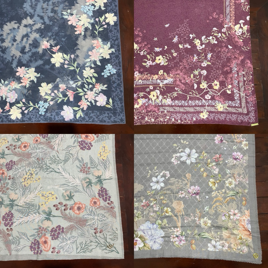 PL Scarf Hijab Kerudung Motif Bahan Voal