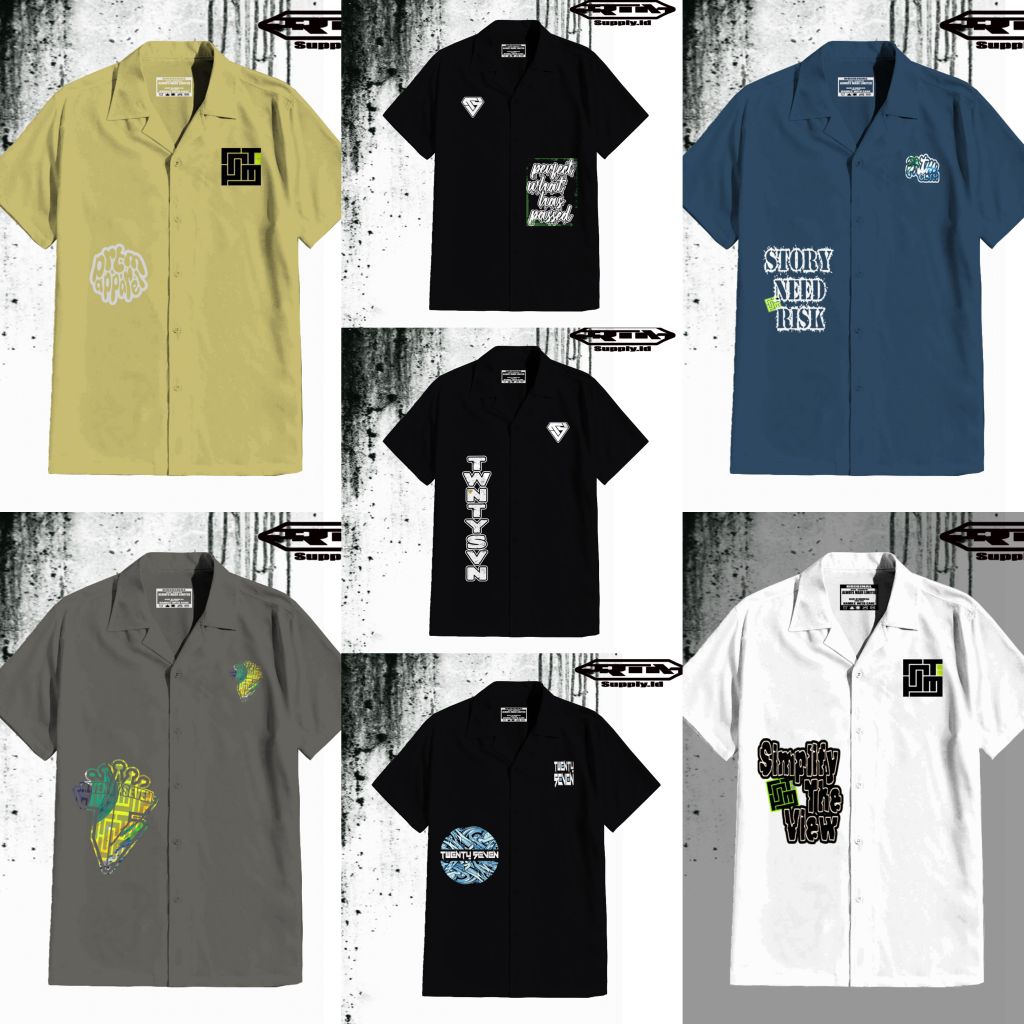 kemeja Hawaiian kemeja vintage distro