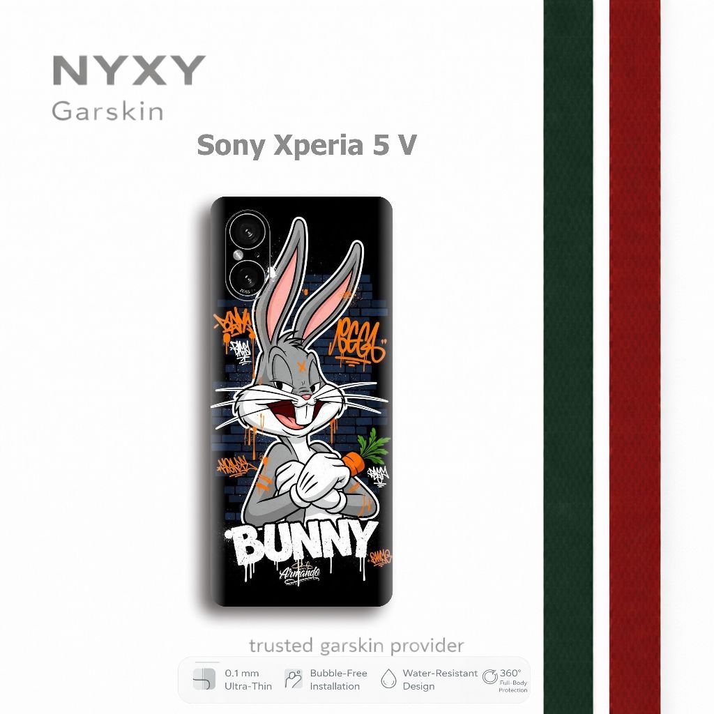 Buy 1 get 2 Garskin Sony Xperia 5 V Custom Design Skin HP Sony Xperia 5 V Premium Anti Jamur Free Cu