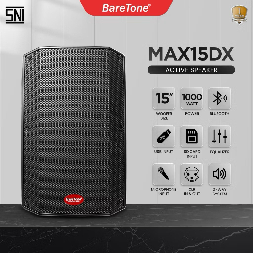 Speaker Aktif Baretone MAX 15DX 15inch Aktif Speaker