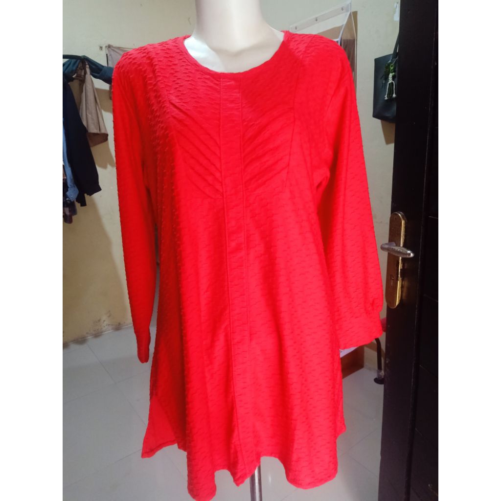 PL Blouse Tunik Merah