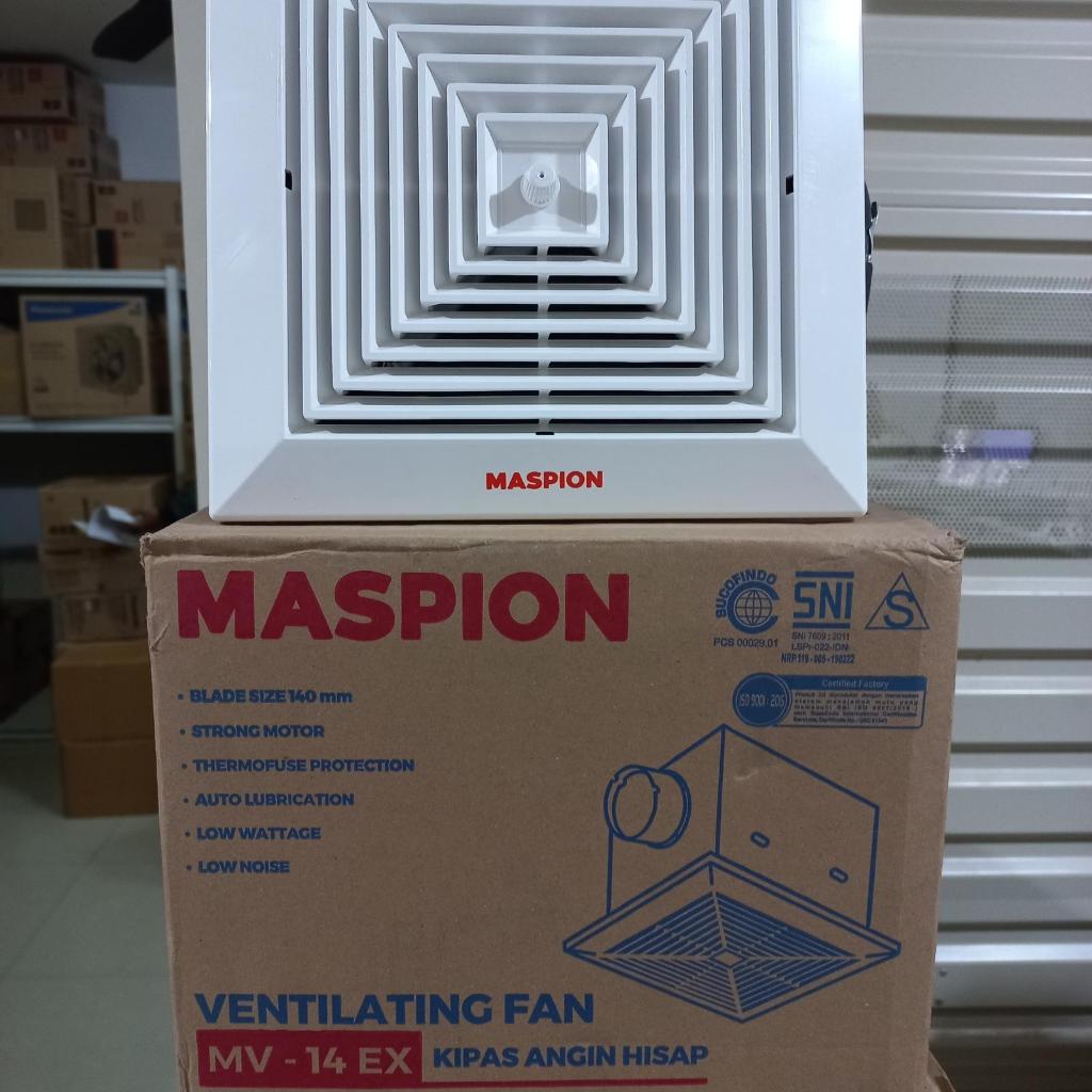 Exhaust Fan Ceiling Maspion Exhaust Fan 6inch Exhaust plafon MV14EX