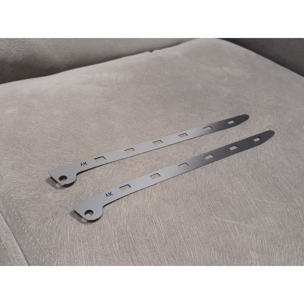 Bracker bumper stainless steel untuk honda odyssey rb1 tahun 2004 - 2008