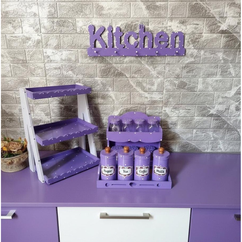 set dapur ungu