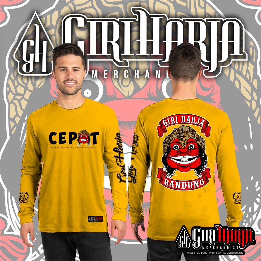 Kaos wayang golek Cepot / kaos wayang golek Giri Harja / Kaos wayang golek sunda / kaos tangan panja