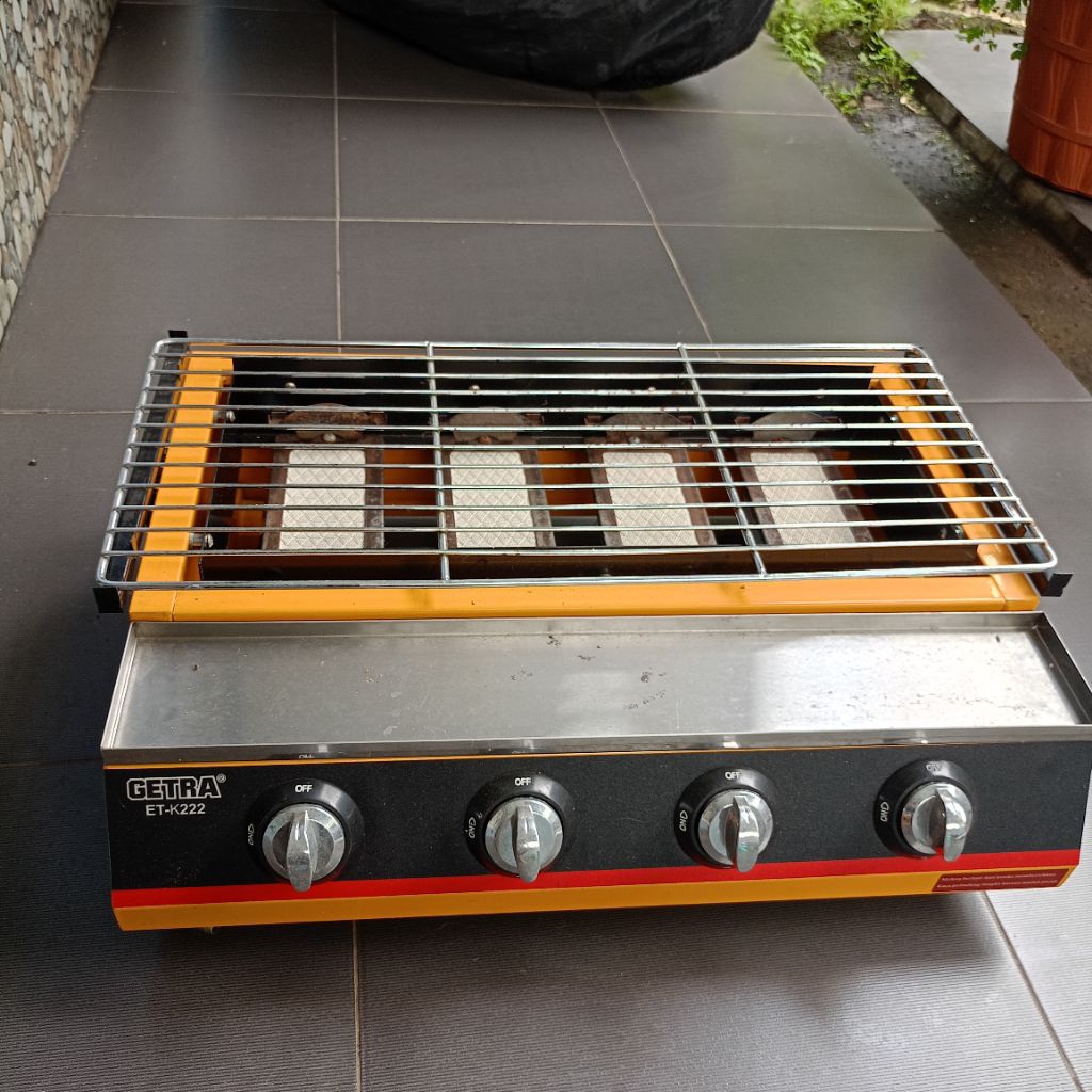 Kompor Panggang Getra 4 Tungku
