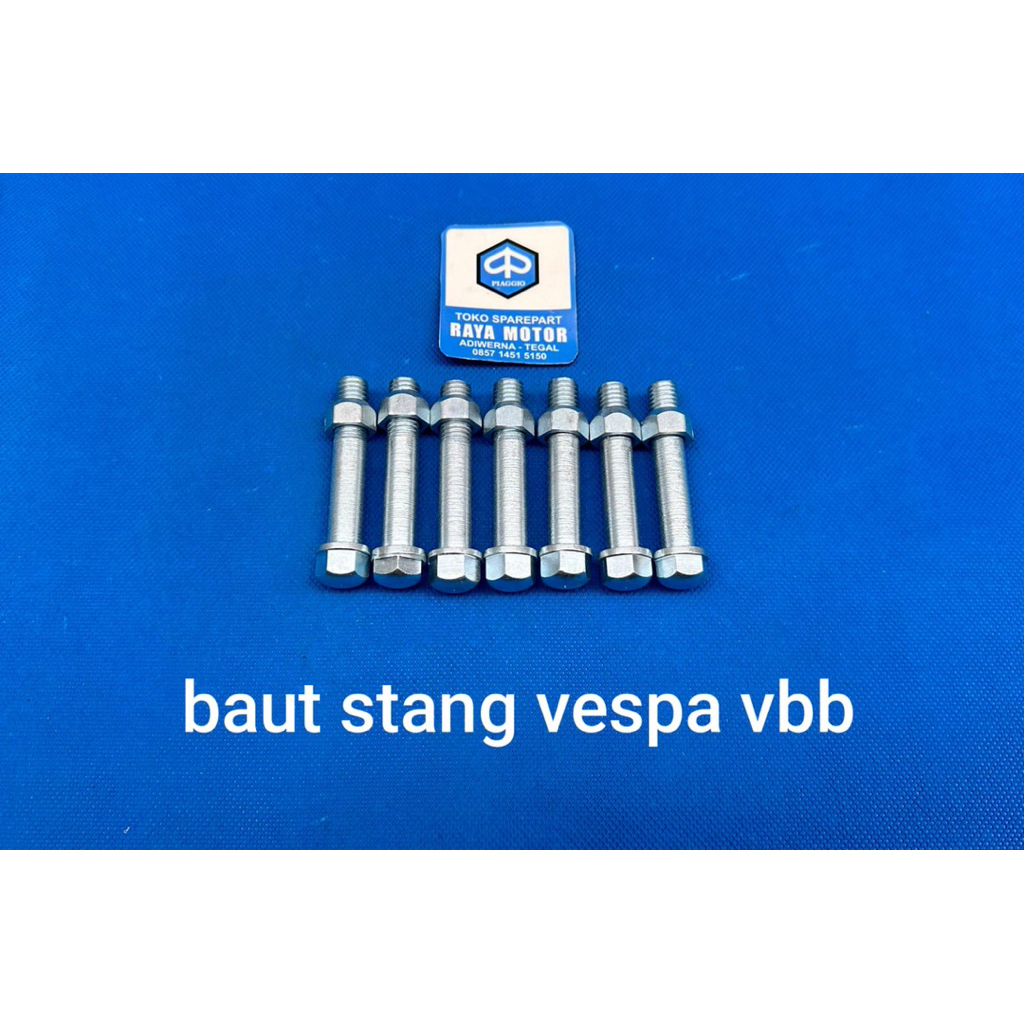 baut mur stang original vespa vbb kongo vnb