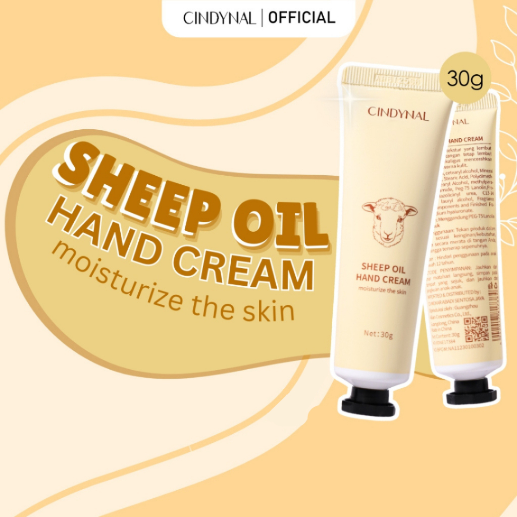 Cindynal Hand Cream Pelembab Tangan Cindynal Sheep oil 30gr