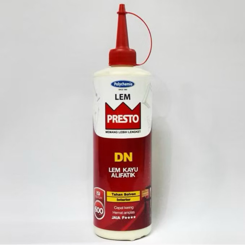 Lem Presto Kayu Alifatik 600gr / Lem kayu Presto DN 600gr