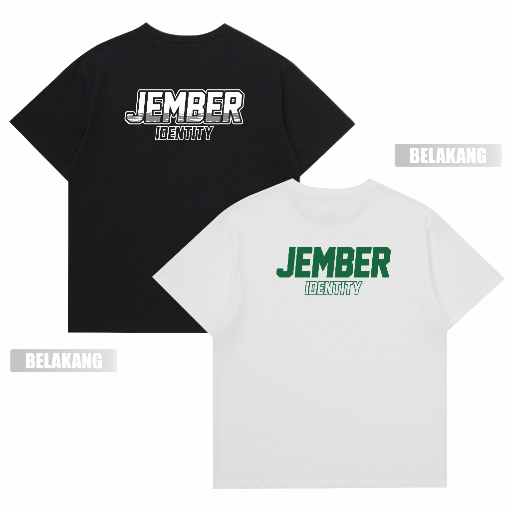 Kaos Jember Pride Tshirt Kota Jember Identity