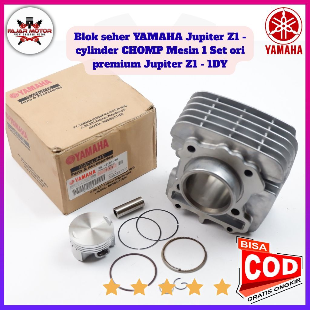 Blok seher YAMAHA Jupiter Z1 - cylinder CHOMP Mesin 1 Set ori premium Jupiter Z1 - 1DY