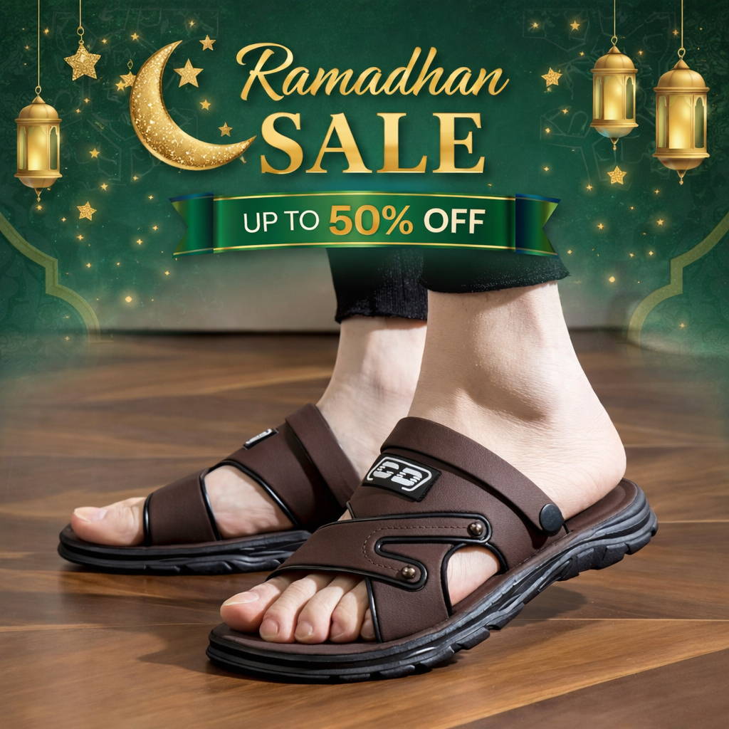 sandal pria kulit import GO