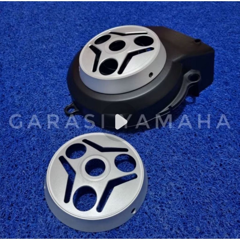 Cover tutup kipas cnc mio nouvo soul dll almunium top secret nouvo top secreet mio cover fan kipas m