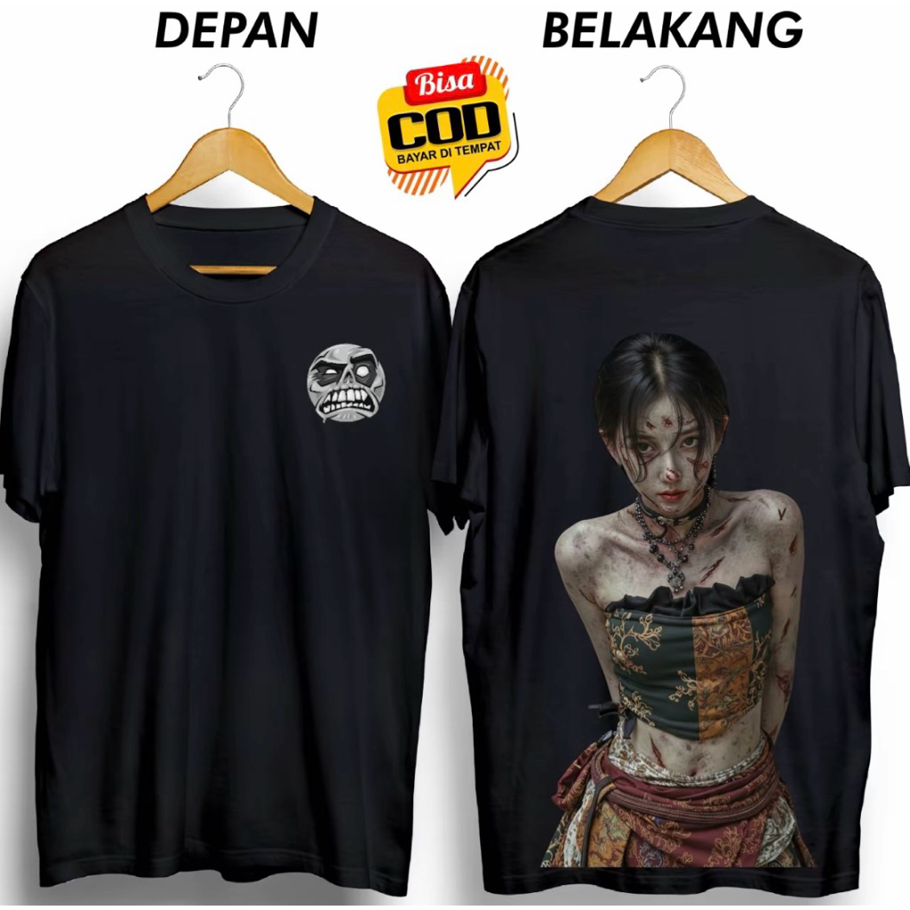 KAOS DISTRO PRIA HANTU CEWE SEKSI TERBARU
