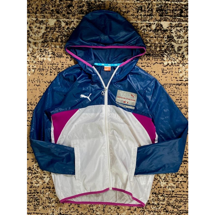 Jaket Running Puma Tricolor Original