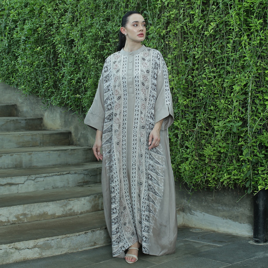 Batik Huza - Kaftan Naavah - Dress Batik Wanita