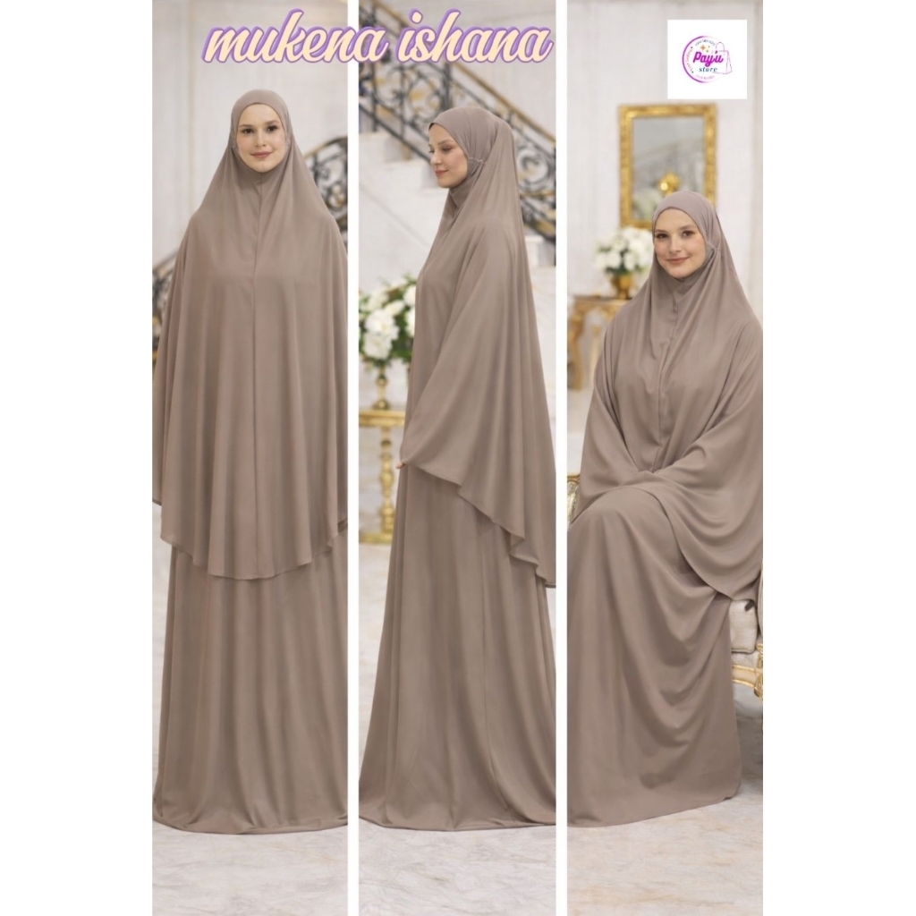 mukena ishana bahan jersey adem
