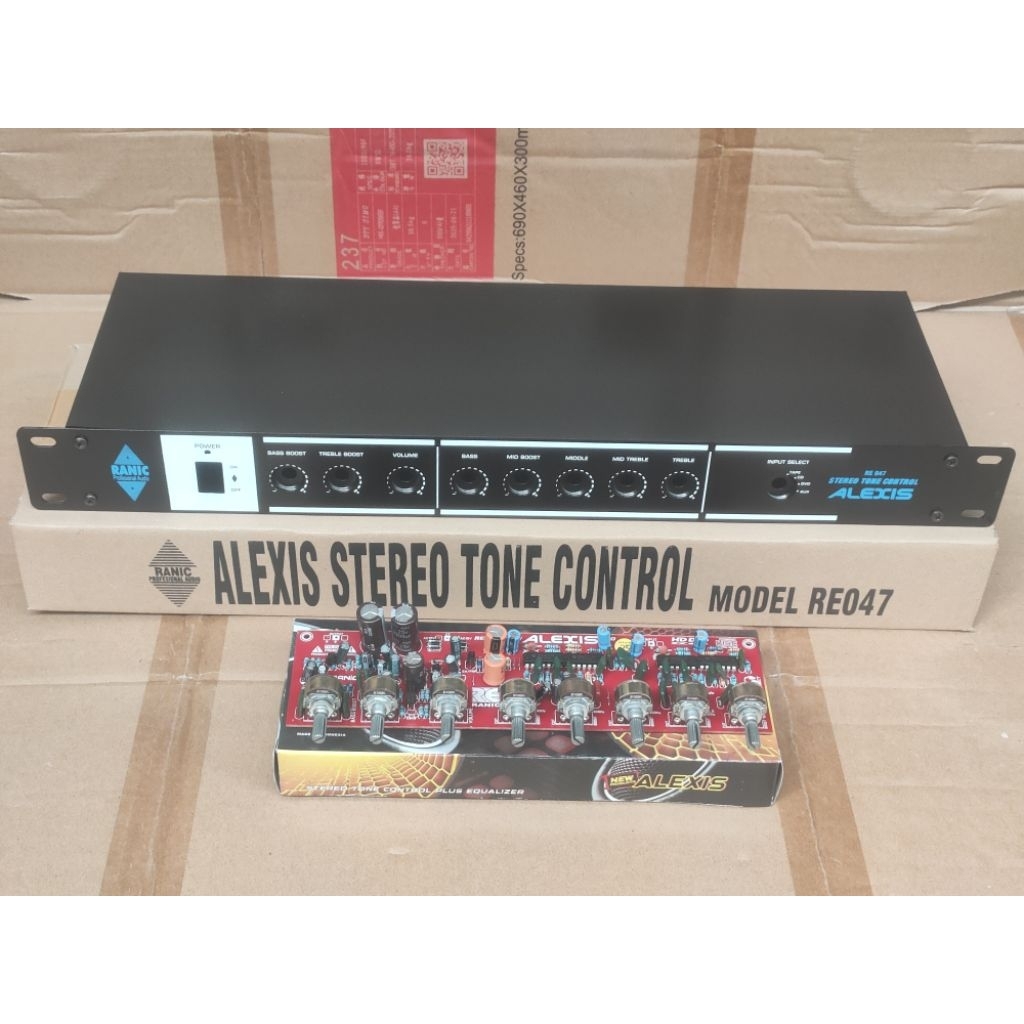 Kit Dan Box Tone Control Stereo Plus Equalizer NEW ALEXIS
