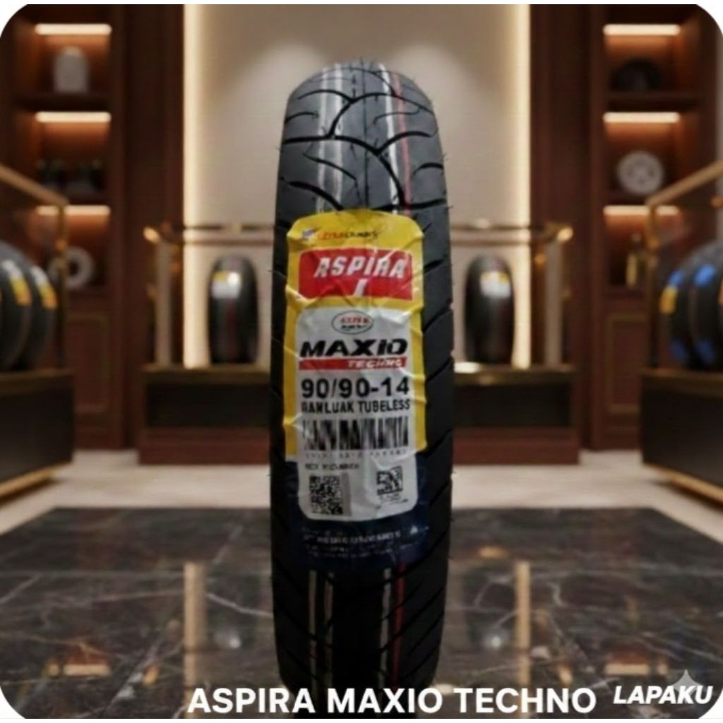 Ban Tubeless Aspira Maxio Techno 90/90 Matic