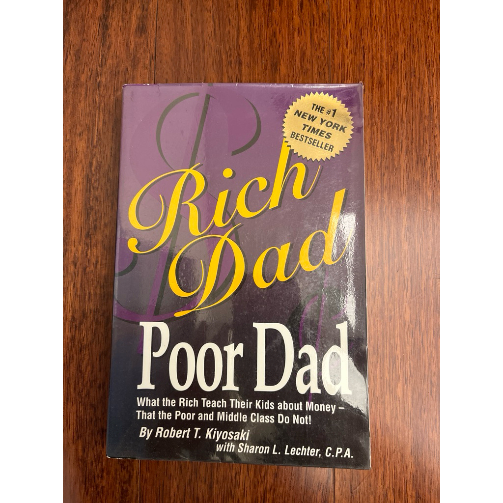 preloved rich dad poor dad. bahasa inggris