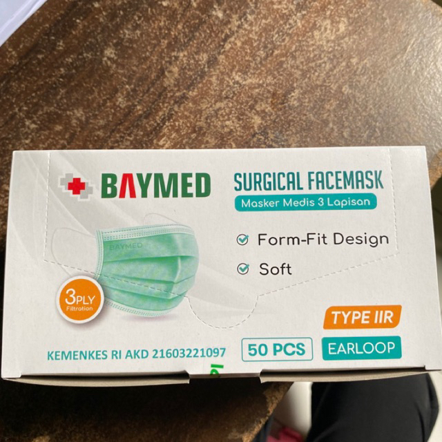 Masker medis earloop BAYMED