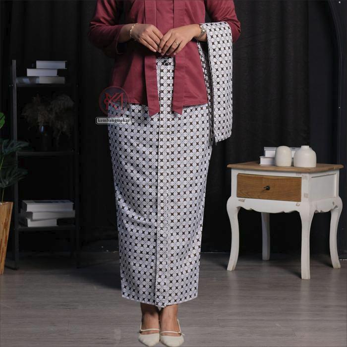 ORIGINAL ROK WIRON BATIK (TANPA SELENDANG) - Rok lipit jawa exlusive High Quality Kain Katun Motif K