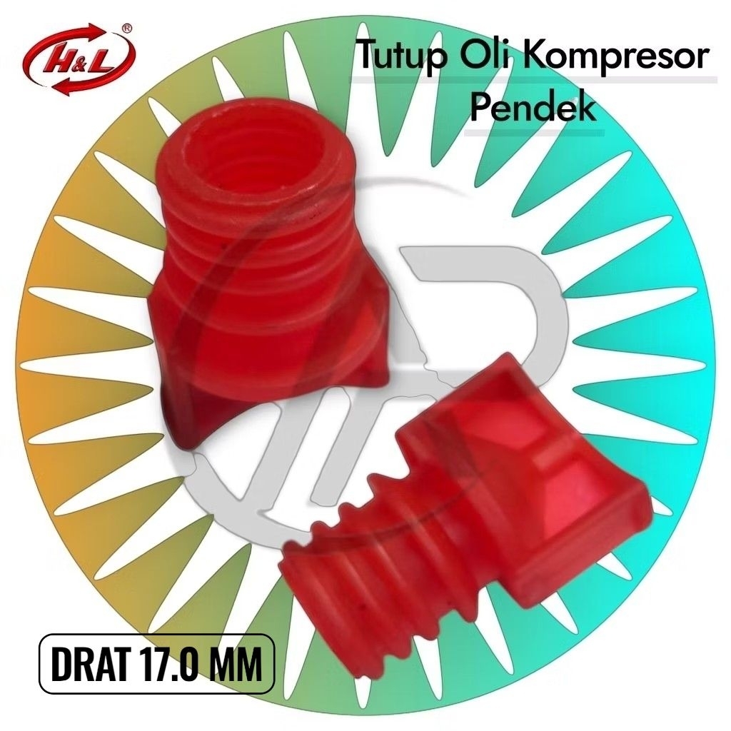 Tutup Oli Pendek Kompresor Angin Drat 17.0 mm - H&L