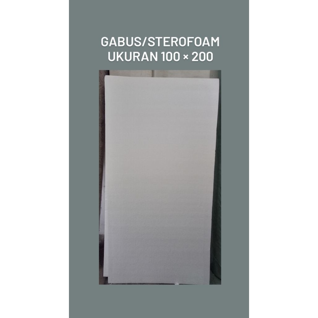 Styrofoam/ GABUS TEBAL lembaran ukuran 100x200