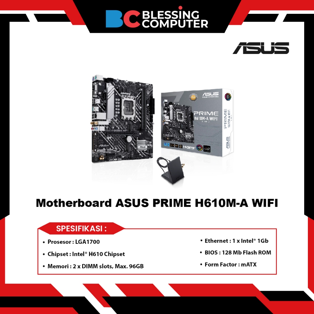 Motherboard ASUS PRIME H610M-A WIFI