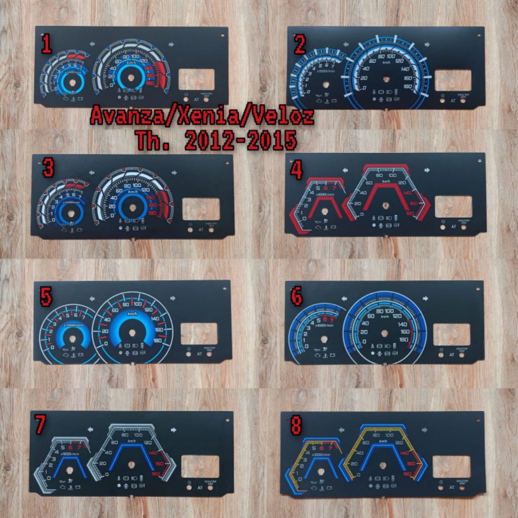 Speedometer Variasi All New Avanza/ Xenia/ Veloz Th 2012-2015