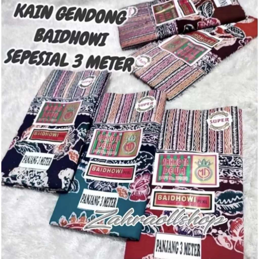 Kain Gendongan Bayi 3 METER UKURAN JUMBO / Cukin / Batik Cukin Bunga / Rekomendasi