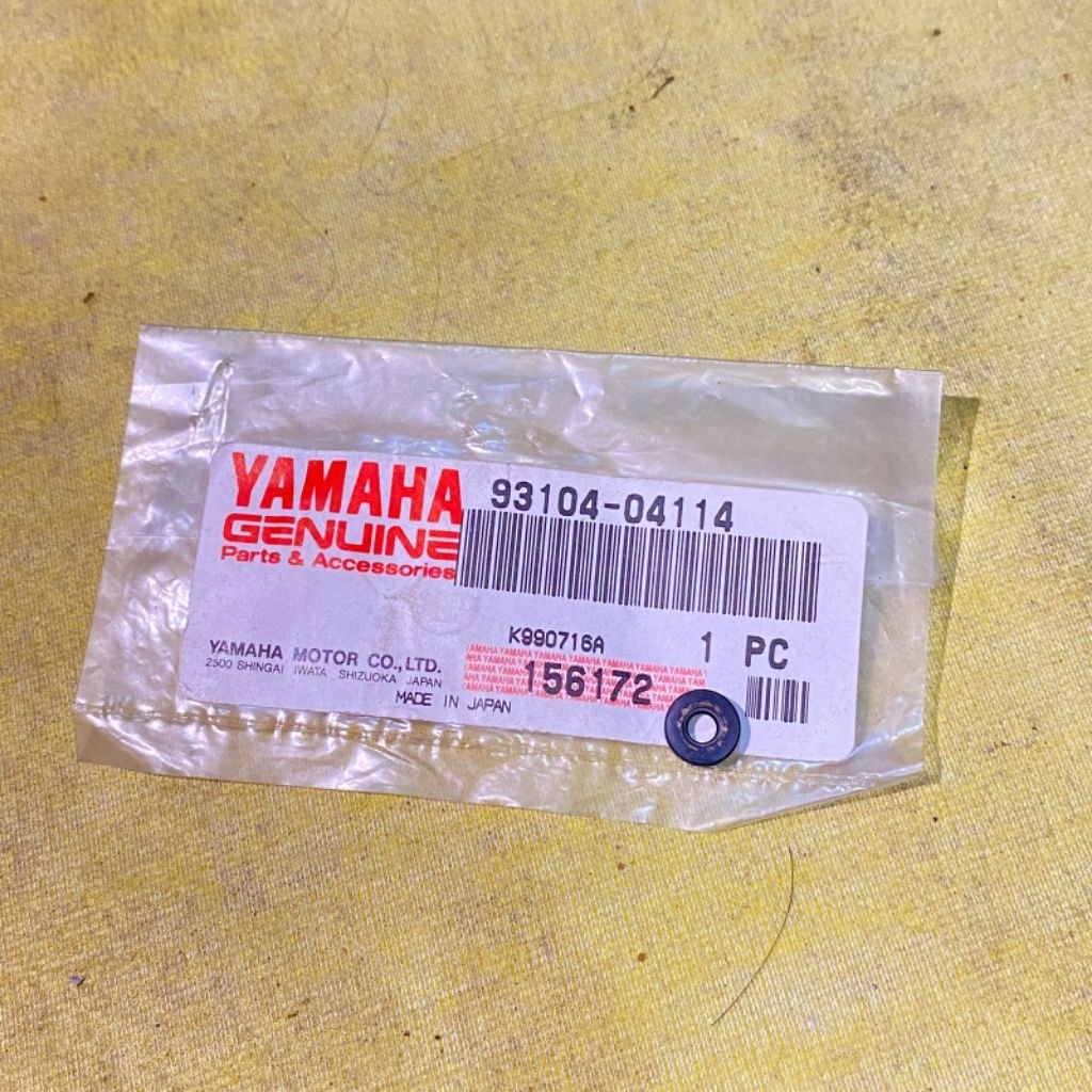 Seal pompa oli samping kecil Yamaha Alfa sigma force 1 FizR Original Nos 93104-04114
