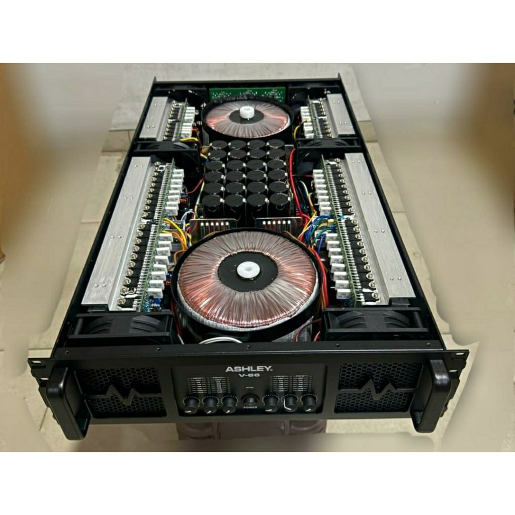 Power Amplifier Ashley V66 Original 6x2000watt Class H Original