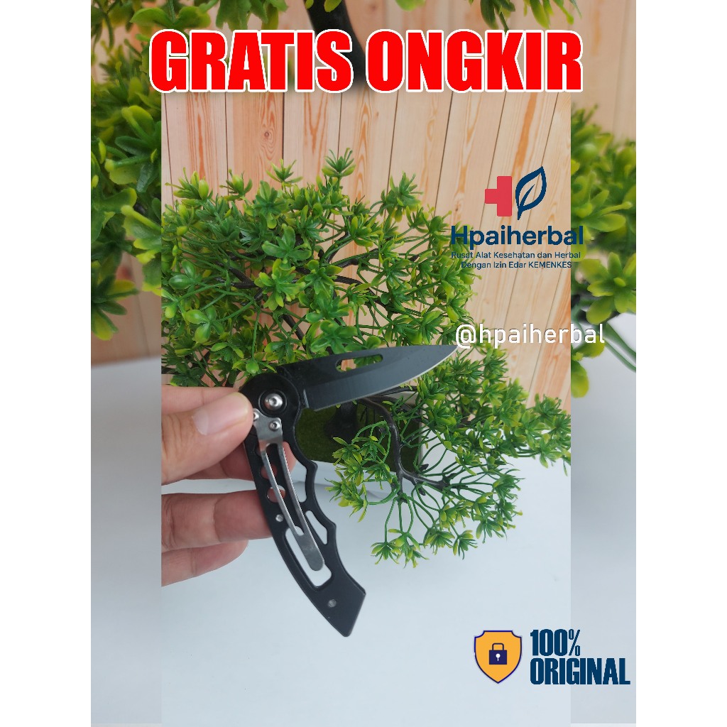 Pisau Lipat Stainless Steel Tajam untuk Camping & Traveling | Pisau Buah