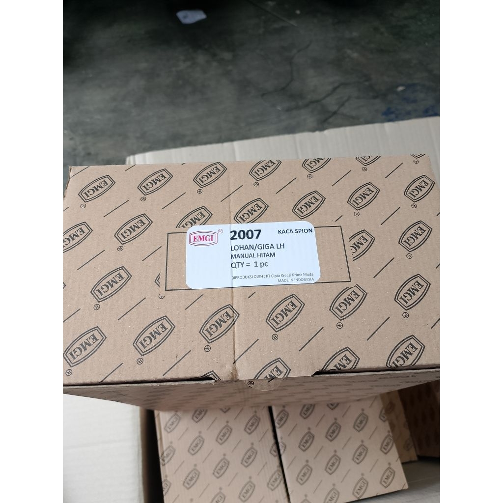 EMGI 2007 Kaca Spion Mobil HINO LOHAN / ISUZU GIGA LH (Kiri) Manual Hitam