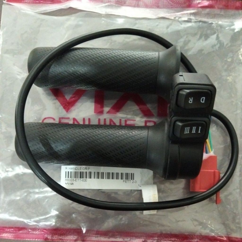 Handle Grip Kanan dan Kiri Sepeda Listrik Roda3 ER1 (ETT) ORIGINAL VIAR
