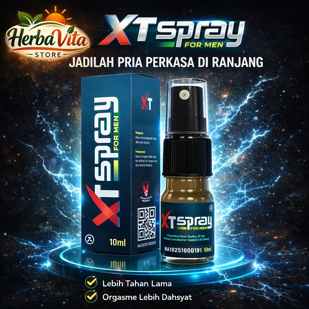 XT Spray Herba Oil Minyak Pijat Tahan Lama 10ml