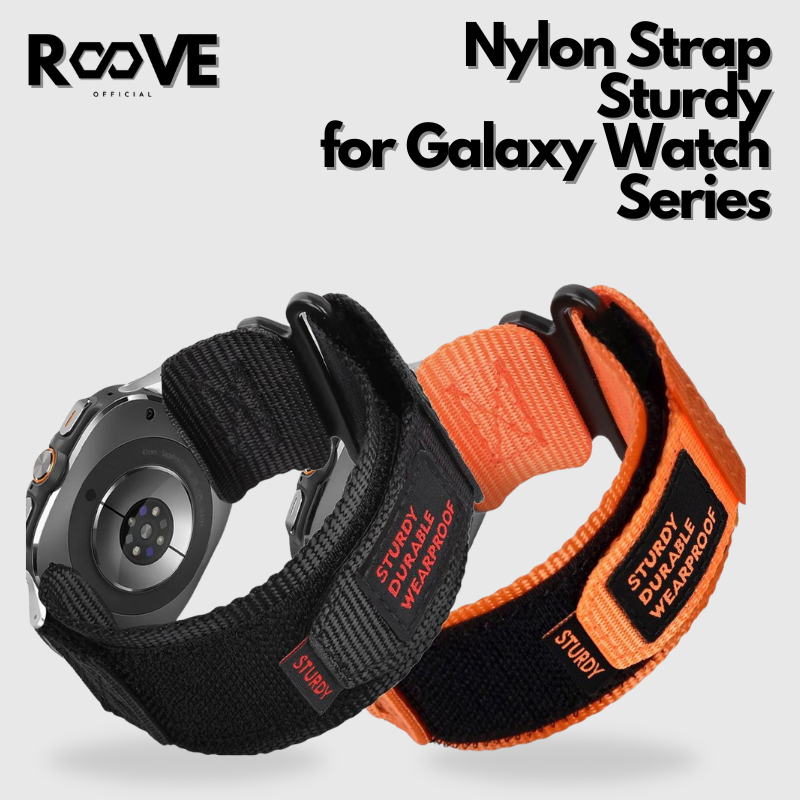 Strap Kompatible untuk SAMSUNG GALAXY Watch ULTRA Classic Canvas Nylon Nato Sport Series 1 2 3 4 5 6