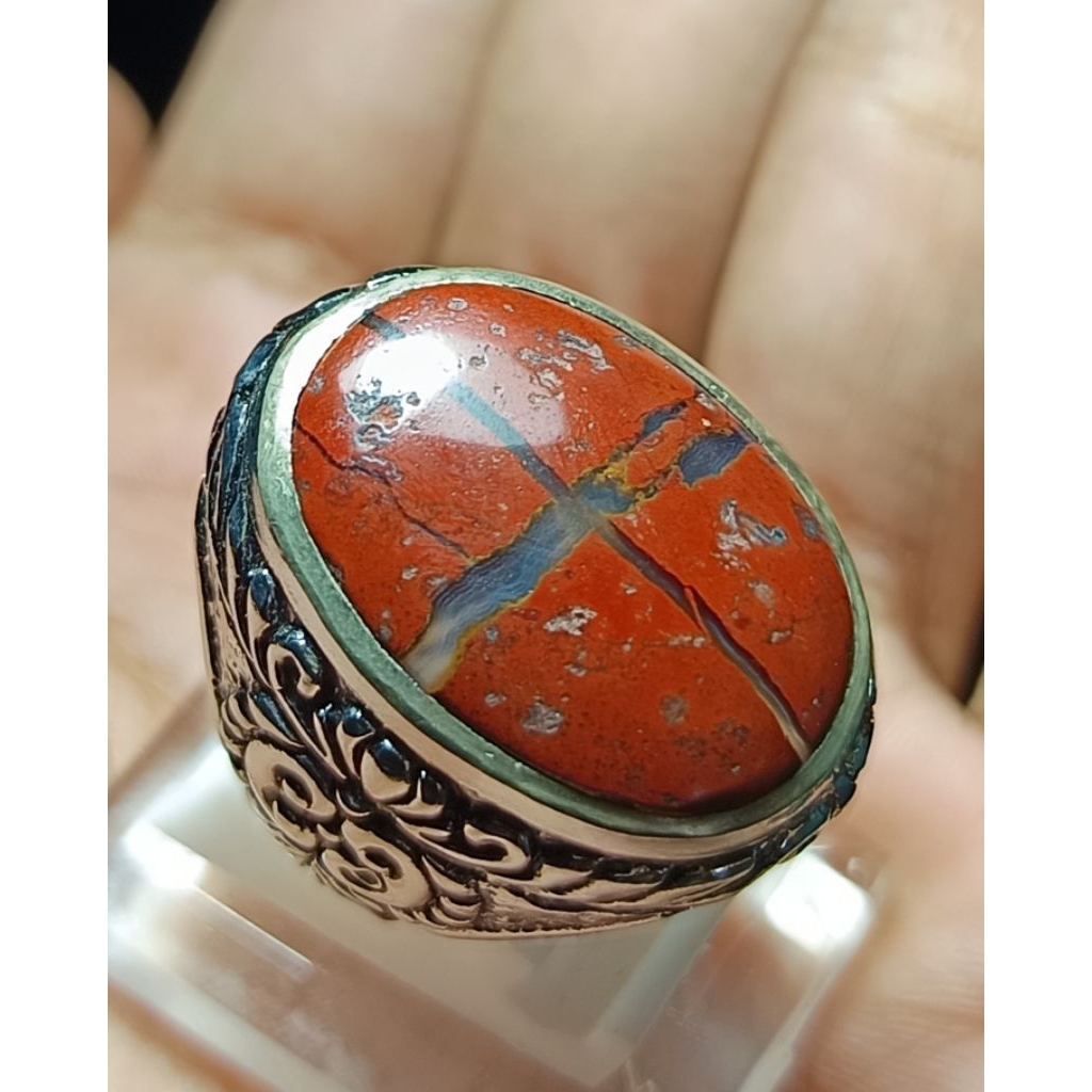 Cincin Akik Ati Ayam Tapak Jalak