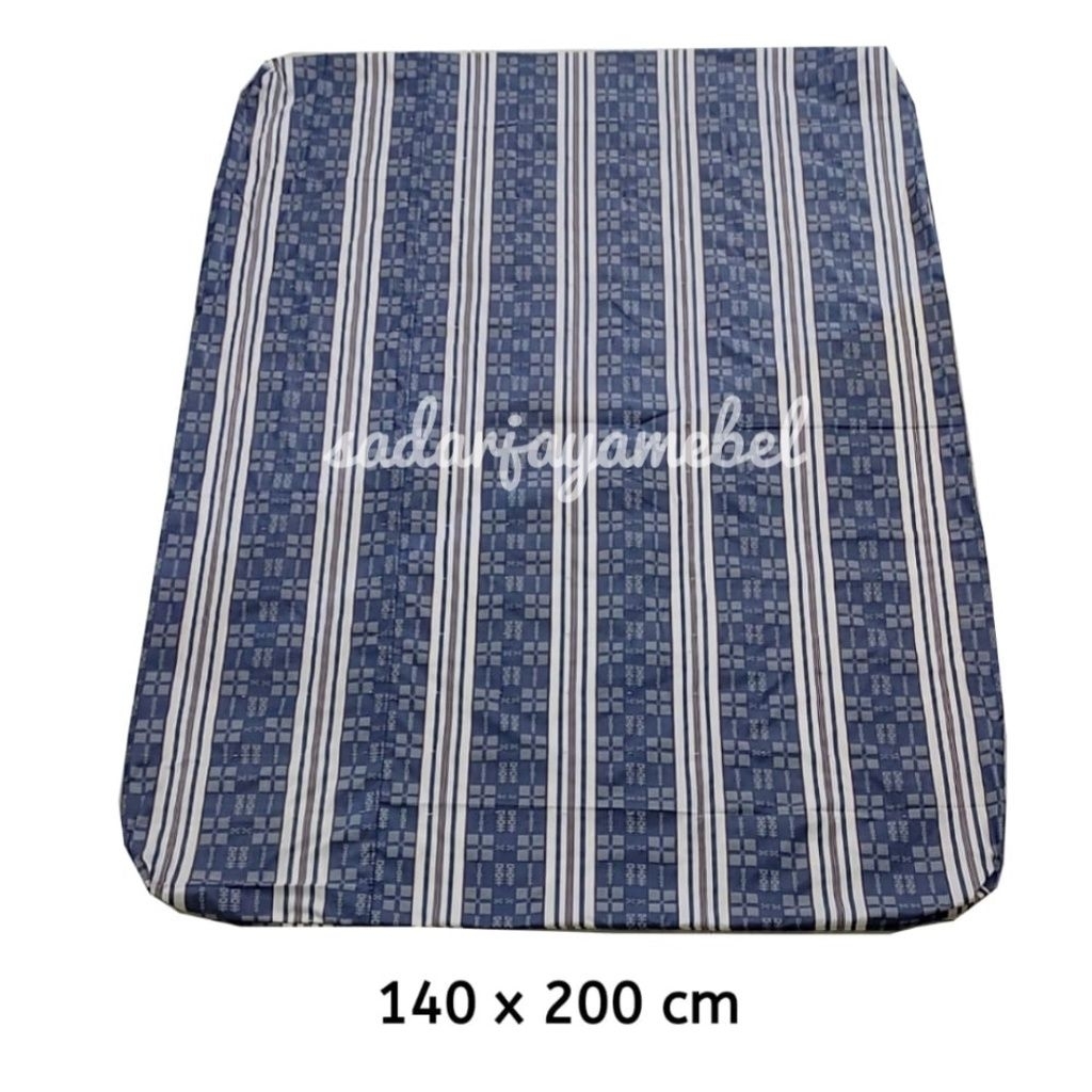 200×140cm tinggi 15,20,25cm urung kasur sarung kasur katun RRT asli merek lonceng tebal adem kuat aw