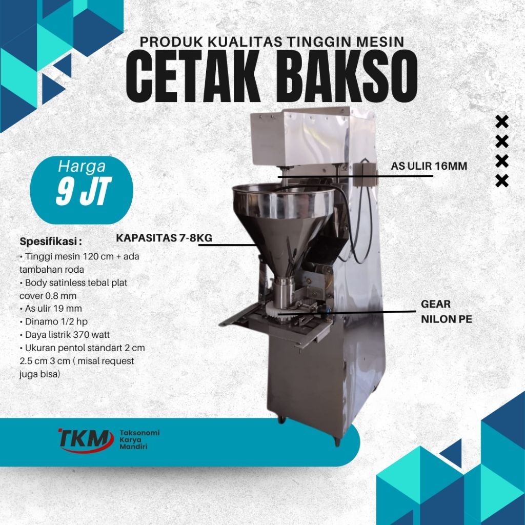 Mesin Cetak Bakso Besar