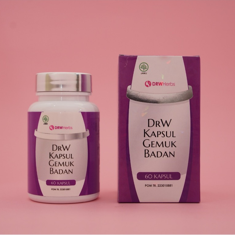 DRW Skincare Suplemen Makanan Kapsul Penggemuk Badan Membantu Menambah Nafsu Makan Original BPOM