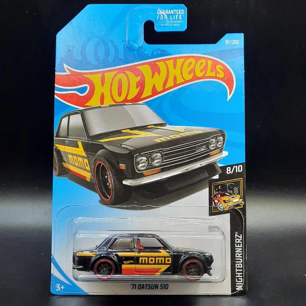 Hot Wheels 71 Datsun 510 Momo Hitam Kmart Buble Penyok