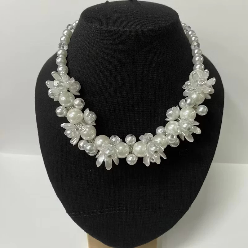 Ghina Hijab-Kalung Mutiara 02 | Aksesoris Kalung Hijab | Kalung Mutiara