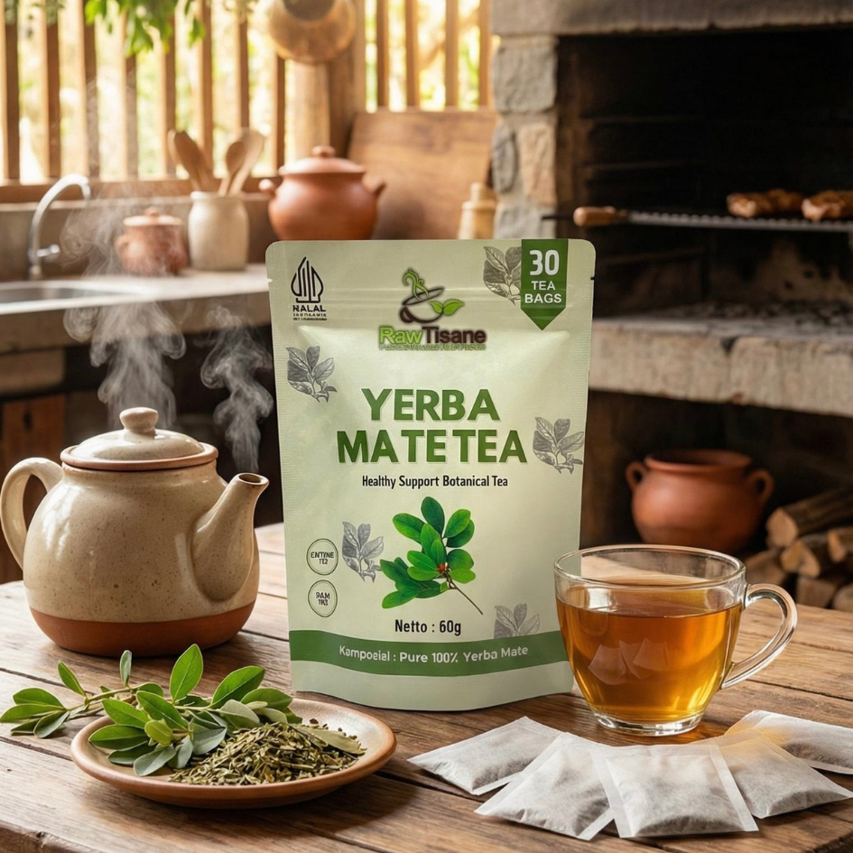 RAW TISANE Yerba Mate Tea : Brazilian Yerba Mate Tea / Teh Celup Yerba Mate All Varian Isi 30 Tea Ba
