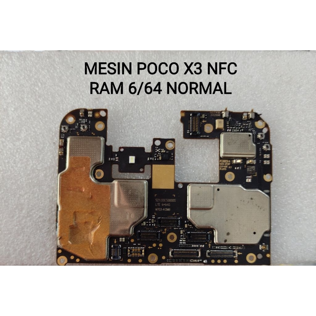 MESIN POCO X3NFC NORMAL TESTED TINGGAL PAKAI