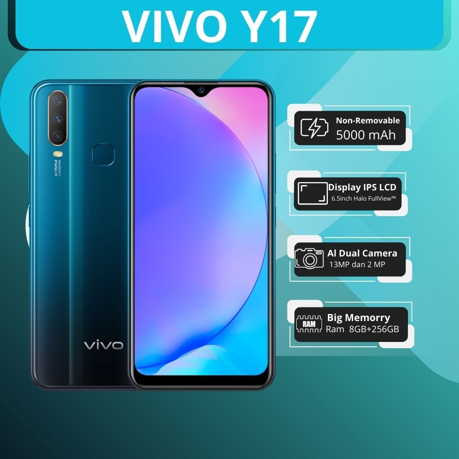 Smartphone Vivo Y17 RAM 8-256GB ANDROID