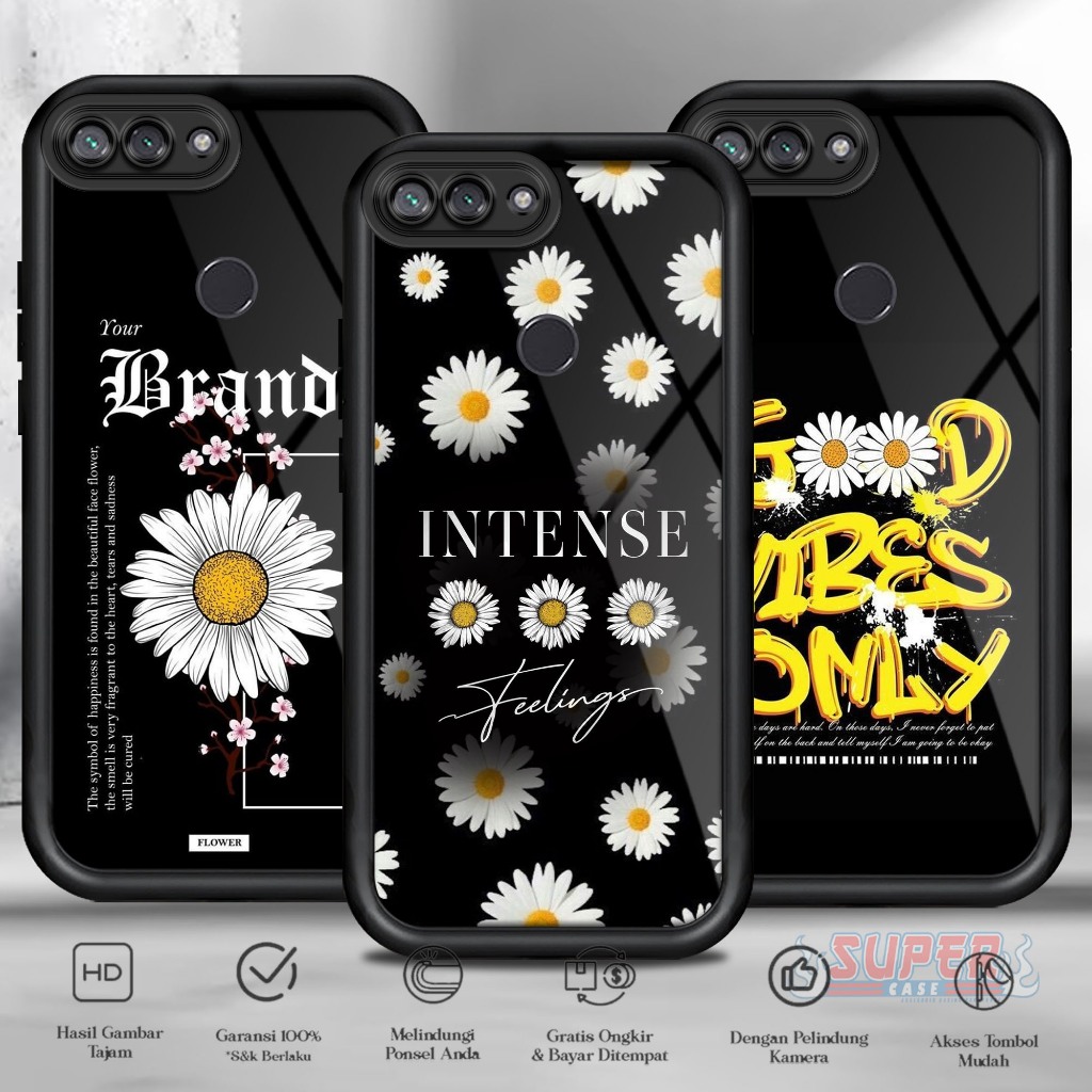Case For XIAOMI 8 LITE DAISY Softcase Glossy Casing Handphone Silicon Glass