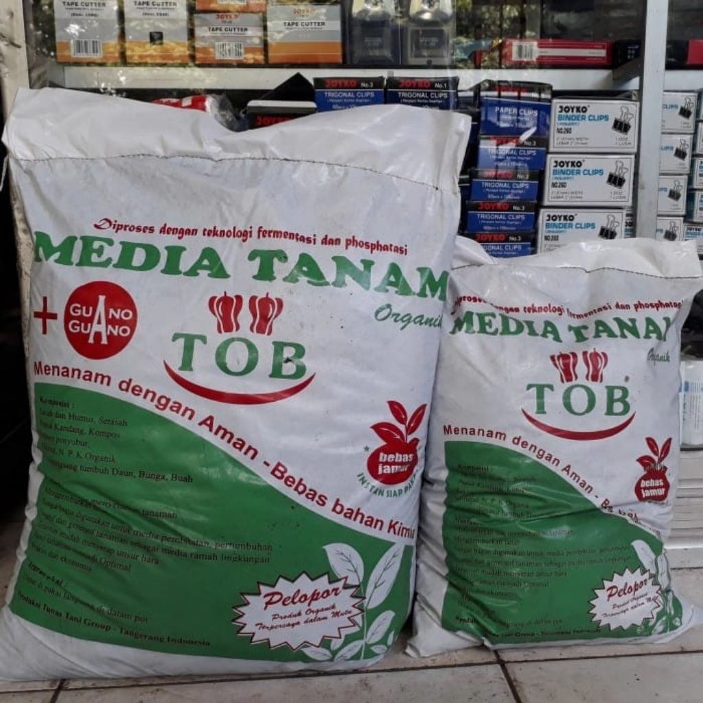 Media tanam tob organik, media tanah subur media tanam tob organik