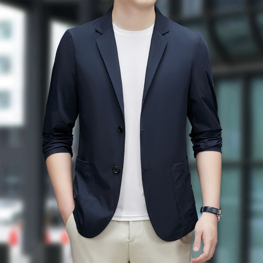 MTDR Blazer Pria Korean Style Slimfit jaz
